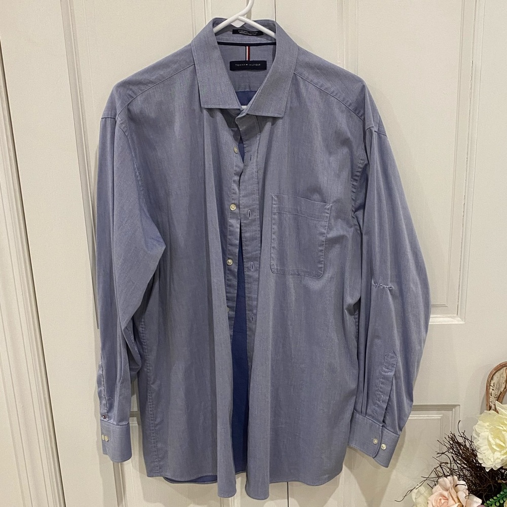 Tommy Hilfiger lightblue shirt - large